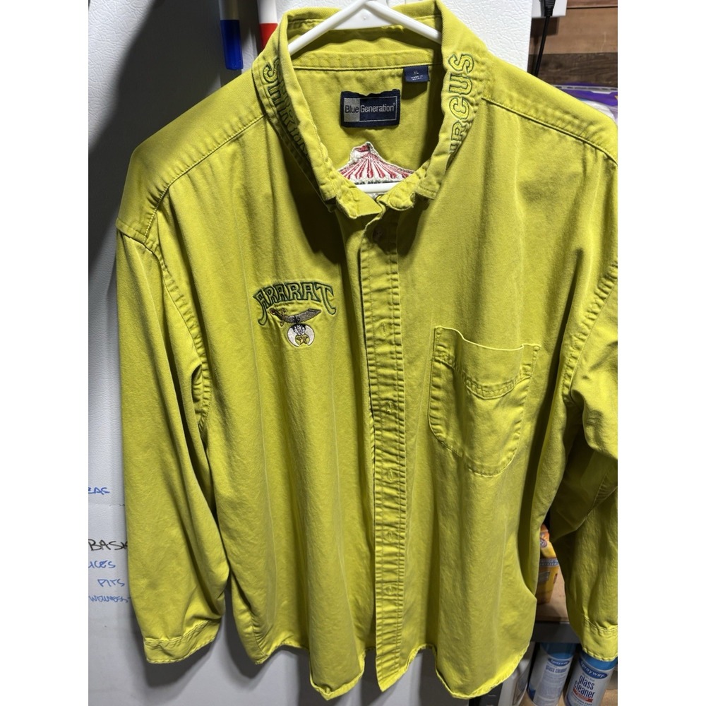 Y2k Blue Generation Ararat Shriners‎ Circus  Western Cowboy XL